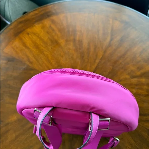 Kate Spade New York Ella Large Puffy Hot Pink Backback - Picture 8 of 11